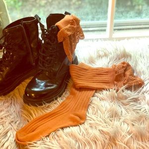 Knee high Lacey socks